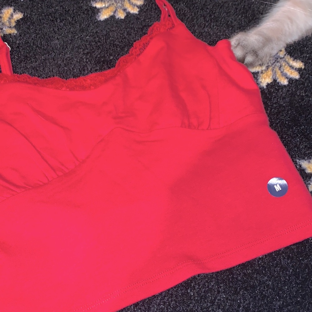 rosyish color hollister tank